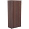 Jemini Tall Wooden Cupboard, 4 Shelves, 1800mm High, Walnut