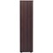 Jemini Tall Wooden Cupboard, 4 Shelves, 1800mm High, Walnut