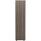 Jemini Tall Wooden Cupboard, 4 Shelves, 1800mm High, Grey Oak