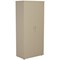 Jemini Tall Wooden Cupboard, 4 Shelves, 1800mm High, Maple