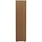 Jemini Tall Wooden Cupboard, 4 Shelves, 1800mm High, Oak