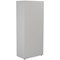 Jemini Tall Wooden Cupboard, 4 Shelves, 1800mm High, White