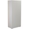 Jemini Two-Tone Tall Cupboard, 4 Shelves, 1800mm High, Beech and White