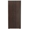 Jemini Two-Tone Tall Cupboard, 4 Shelves, 1800mm High, Walnut and White