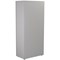 Jemini Two-Tone Tall Cupboard, 4 Shelves, 1800mm High, Grey Oak and White