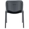 Jemini Ultra Multipurpose Black Frame Stacking Chair, Black