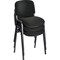 Jemini Ultra Multipurpose Black Frame Stacking Chair, Black