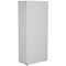 Jemini Tall Wooden Bookcase, 4 Shelves, 1800mm High, White