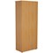 Jemini Extra Tall Wooden Bookcase, 4 Shelves, 2000mm High, Beech