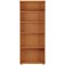 Jemini Extra Tall Wooden Bookcase, 4 Shelves, 2000mm High, Beech