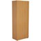 Jemini Extra Tall Wooden Cupboard, 4 Shelves, 2000mm High, Beech