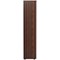 Jemini Extra Tall Wooden Cupboard, 4 Shelves, 2000mm High, Walnut