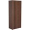 Jemini Extra Tall Wooden Cupboard, 4 Shelves, 2000mm High, Walnut