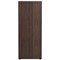 Jemini Two-Tone Extra Tall Cupboard, 4 Shelves, 2000mm High, Walnut and White