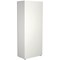 Jemini Two-Tone Extra Tall Cupboard, 4 Shelves, 2000mm High, Grey Oak and White