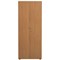 Jemini Two-Tone Extra Tall Cupboard, 4 Shelves, 2000mm High, Oak and White