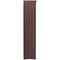 Jemini Extra Tall Wooden Bookcase, 4 Shelves, 2000mm High, Walnut