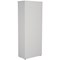 Jemini Extra Tall Wooden Bookcase, 4 Shelves, 2000mm High, White