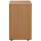 Jemini Desk High Wooden Cupboard, 1 Shelf, 730mm High, Beech