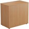 Jemini Desk High Wooden Cupboard, 1 Shelf, 730mm High, Beech