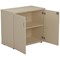 Jemini Desk High Wooden Cupboard, 1 Shelf, 730mm High, Maple