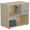 Jemini Desk High Wooden Bookcase, 1 Shelf, 730mm High, Maple