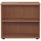 Jemini Desk High Wooden Bookcase, 1 Shelf, 730mm High, Oak