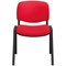 Jemini Ultra Multipurpose Black Frame Stacking Chair, Red