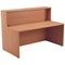 Jemini Reception Unit, 1400x800x740mm, Beech