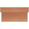 Jemini Reception Unit, 1400x800x740mm, Beech