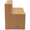 Jemini Reception Unit, 1400x800x740mm, Oak