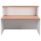 Jemini Two-Tone Reception Unit, 1400x800x740mm, Beech & White