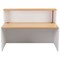 Jemini Two-Tone Reception Unit, 1400x800x740mm, Oak & White