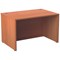 Jemini Reception Modular Straight Desk Unit, 1200x800x740mm, Beech