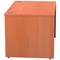 Jemini Reception Modular Straight Desk Unit, 1200x800x740mm, Beech