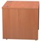 Jemini Reception Modular Straight Desk Unit, 800x800x740mm, Beech