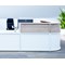 Jemini Reception Modular Corner Desk Unit, 800x800x740mm, Beech