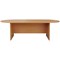 Jemini D-End Meeting Table, 1800mm, Beech