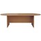 Jemini D-End Meeting Table, 2400mm, Oak