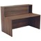 Jemini Reception Unit, 1400x800x740mm, Walnut