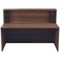 Jemini Reception Unit, 1400x800x740mm, Walnut