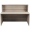 Jemini Reception Unit, 1400x800x740mm, Grey Oak