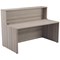 Jemini Reception Unit, 1600x800x740mm, Grey Oak