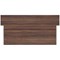 Jemini Two-Tone Reception Unit, 1400x800x740mm, Walnut & White