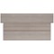 Jemini Two-Tone Reception Unit, 1400x800x740mm, Grey Oak & White