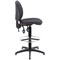 Jemini Medium Back High Rise Operator Chair, Fixed Draughtsman, Charcoal