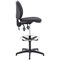 Jemini Medium Back High Rise Operator Chair, Adjustable Draughtsman, Charcoal