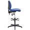 Jemini Medium Back High Rise Operator Chair, Adjustable Draughtsman, Royal Blue