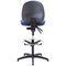 Jemini Medium Back High Rise Operator Chair, Adjustable Draughtsman, Royal Blue