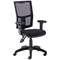 Jemini Medway High Mesh Back Operator Chair, Black